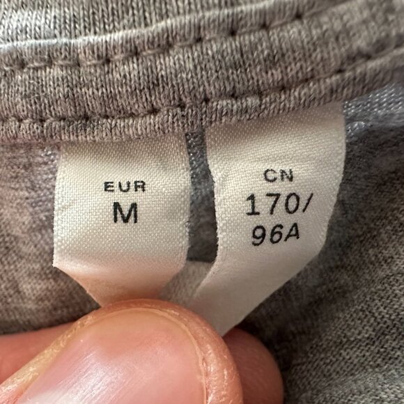 ARKET MEN’S GREY ORGANIC COTTON T-SHIRT – SIZE M - Picture 2 of 6